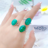 Natural Malachite Ring