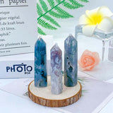 Moss agate  point Tower