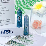 Moss agate  point Tower