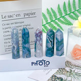 Moss agate  point Tower