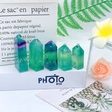 Snow Flake Fluorite Tower