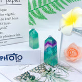 Snow Flake Fluorite Tower