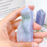Blue lace agate Tower