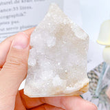 White Quartz With Druses