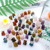 Hand Carving Fluorite Rabbit,Quartz Crystal Rabbit,