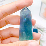 Blue Fluorite point Tower