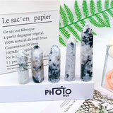 Rainbow moonstone point Tower