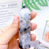 Rainbow moonstone point Tower