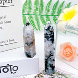 Rainbow moonstone point Tower