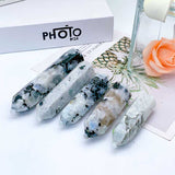 Rainbow moonstone point Tower