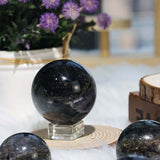 Fluorite with pyrite sphere