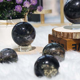 Fluorite with pyrite sphere