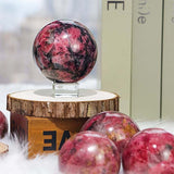 Rhodonite Sphere