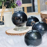 Blue tiger eye sphere