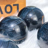 Blue tiger eye sphere