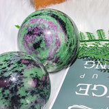 Ruby Zoicite Sphere