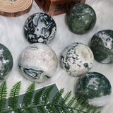 Moss Agate Sphere