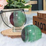 Watermelon Fluorite Sphere