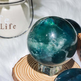 Blue Fluorite Sphere