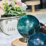 Blue Fluorite Sphere