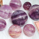 Purple Fluorite Sphere