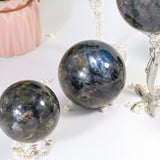 Labradorite (darker color) sphere