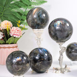 Labradorite (darker color) sphere