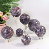 Unicorn stone sphere