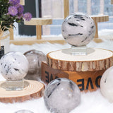 Blank Tourmaline Quartz Sphere